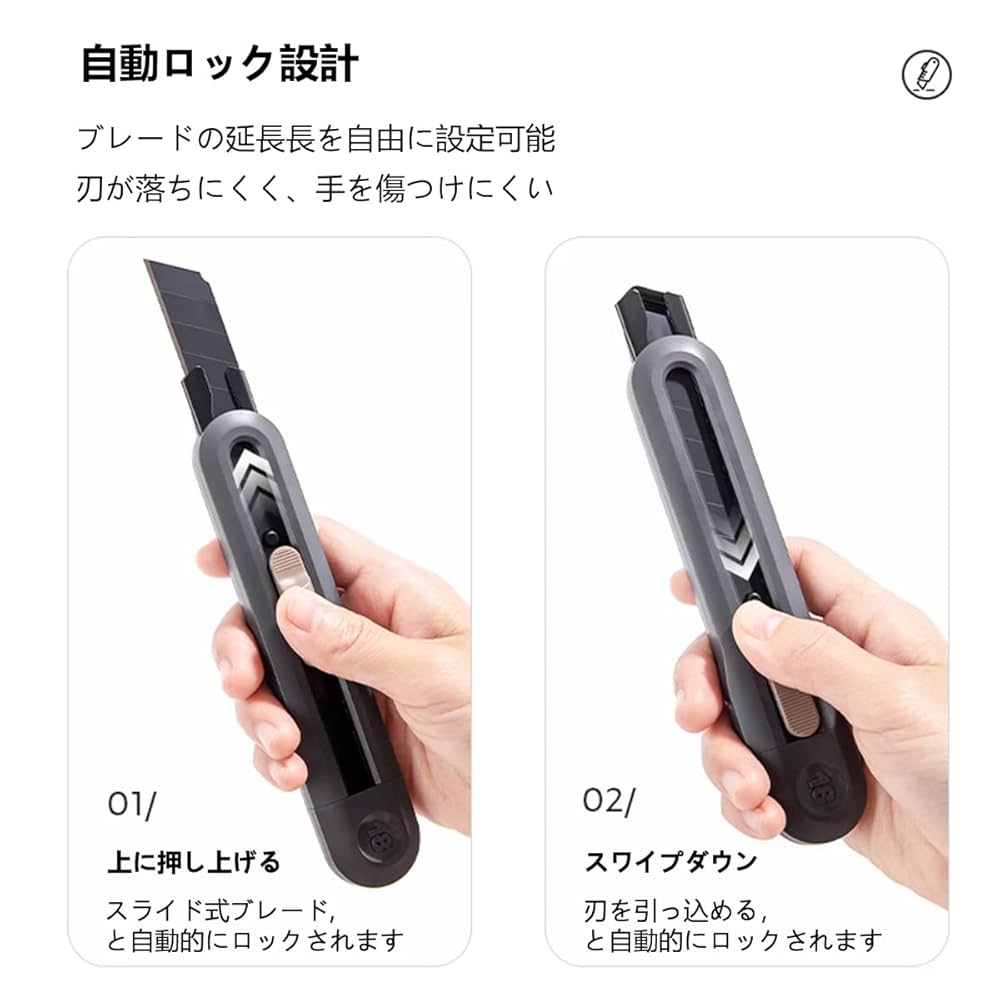 早い者勝ち❣️ カッター 万能ツール SK2厚刃カッターナイフ 高炭素鋼の刃 Amazon | カッター 万能ツール SK2厚刃 高炭素鋼の刃 錆びを防ぐ